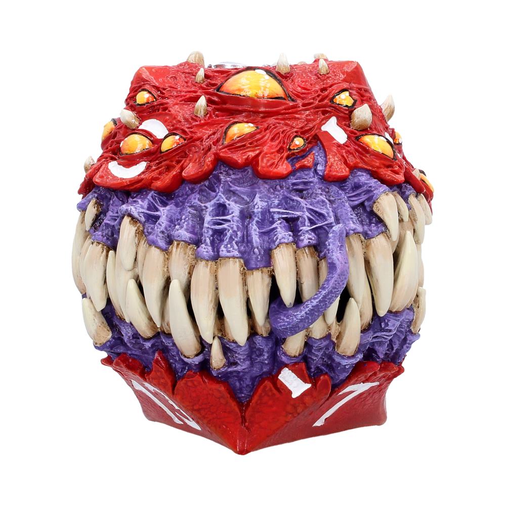 Nemesis Now Dungeons & Dragons D20 Mimic Box, 13.3cm, detailed fantasy-themed storage box resembling a mimic creature.