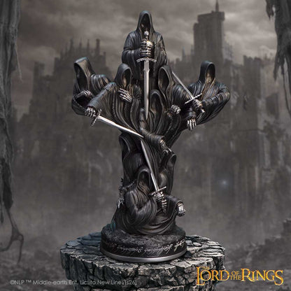 Nemesis Now Lord of the Rings Ringwraiths of Middle-earth figurine, 34.8cm tall, detailed fantasy collectible sculpture.