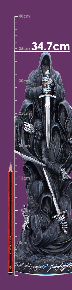 Nemesis Now Lord of the Rings Ringwraiths of Middle-earth figurine, 34.8cm tall, detailed collectible sculpture of Ringwraiths.