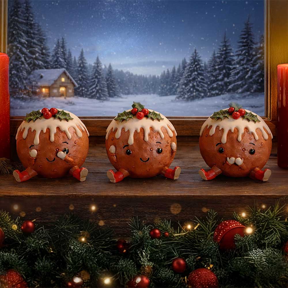 Three Wise Puddings 6cm