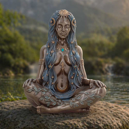 Celestial Goddess Art Bronze Figurine 17cm
