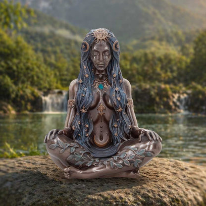 Celestial Goddess Art Figurine (Bronze Mini) 8.3cm