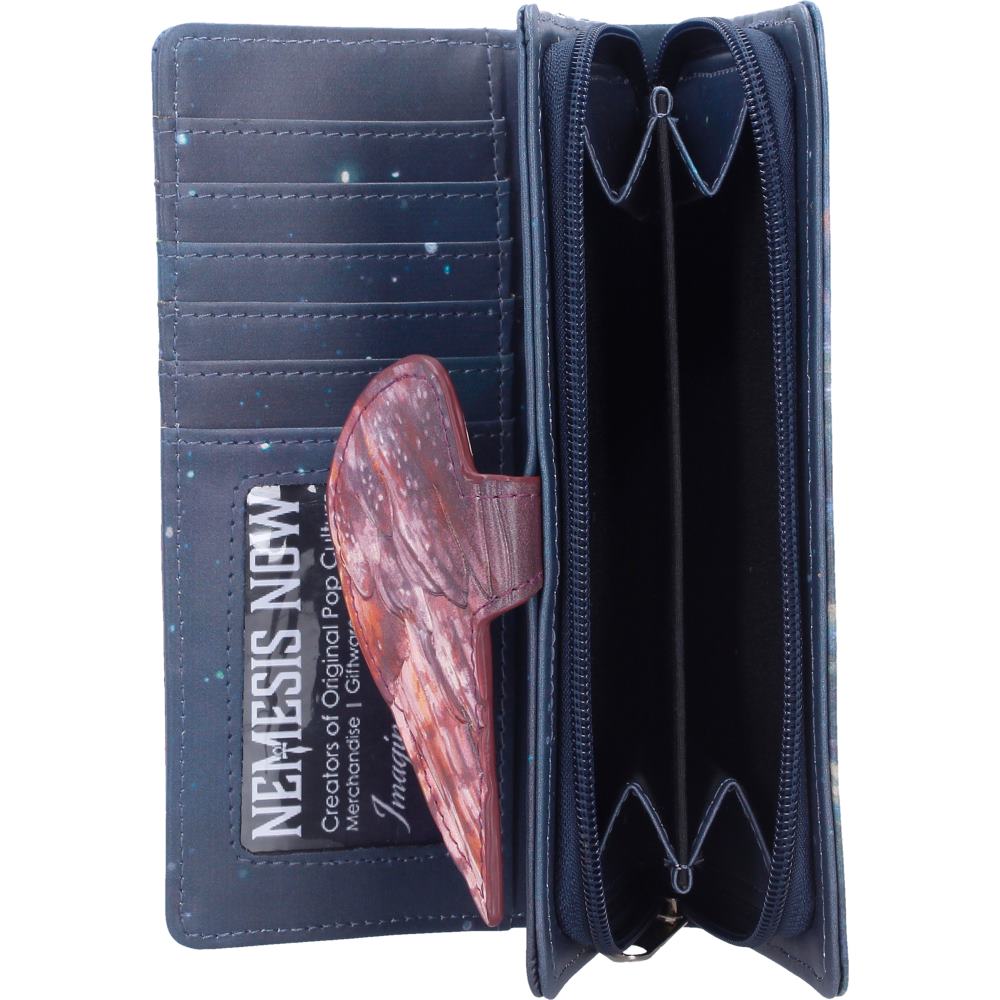 Moonlit Flight Embossed Purse 18.5cm
