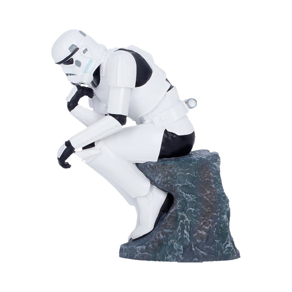 Nemesis Now Stormtrooper The Overthinker 12cm figurine showing a detailed Stormtrooper character with a thoughtful expression.