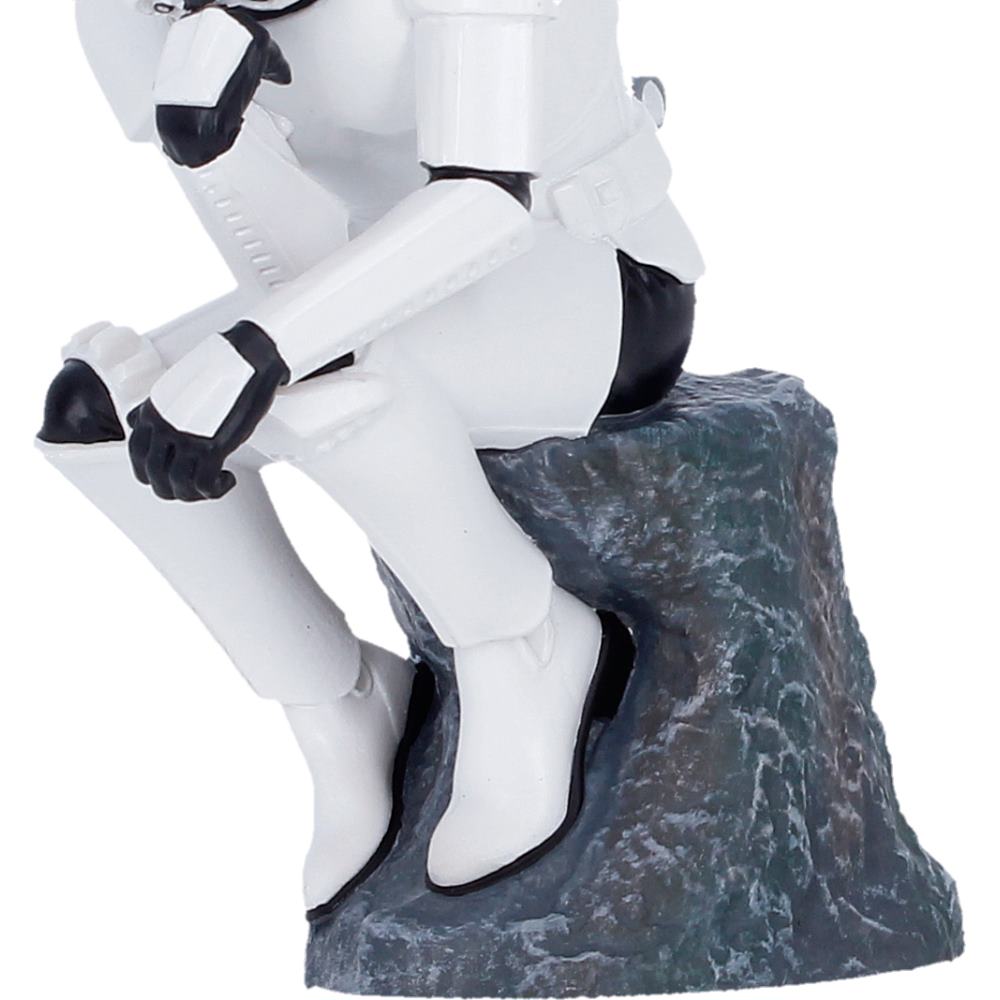 Nemesis Now Stormtrooper The Overthinker 12cm figurine, detailed collectible sculpture of a Stormtrooper with a thoughtful pose.