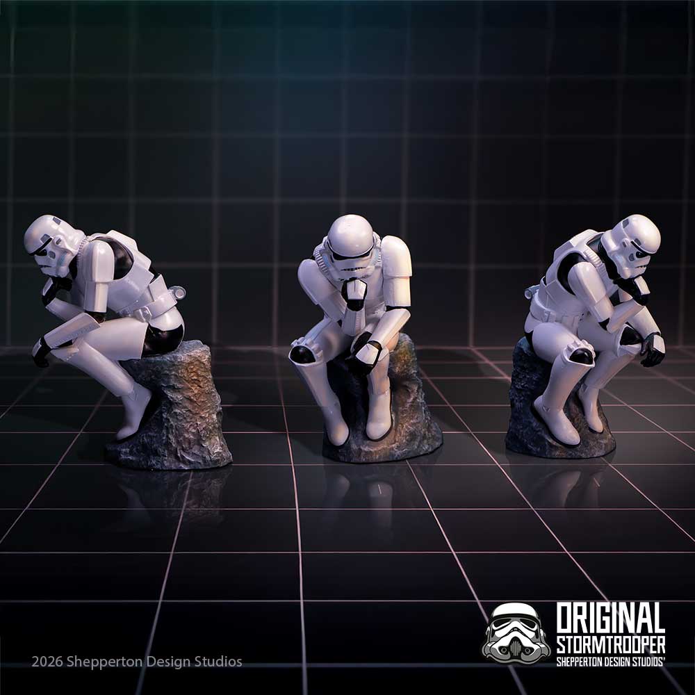 Nemesis Now Stormtrooper The Overthinker 12cm figurine, detailed collectible Star Wars character with expressive design