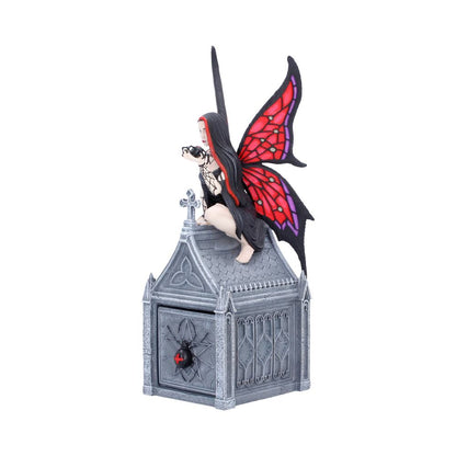 Anne Stokes Aracnafaira trinket box by Nemesis Now, 20.6cm, featuring a detailed fantasy dragon design with intricate patterns.