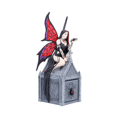 Anne Stokes Aracnafaira trinket box by Nemesis Now, 20.6cm, featuring detailed fantasy dragon design with intricate artwork.