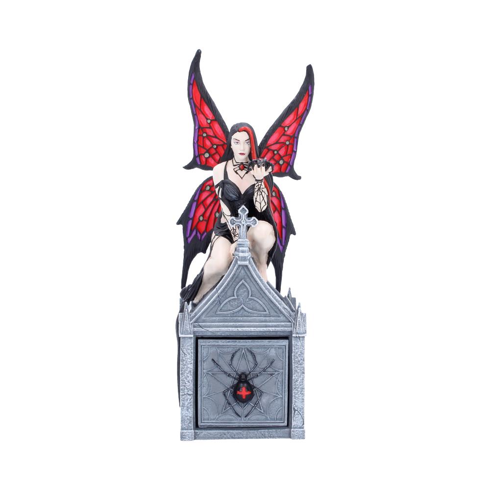 Nemesis Now Anne Stokes Aracnafaira trinket box, 20.6cm, featuring intricate dragon design on a decorative storage box.