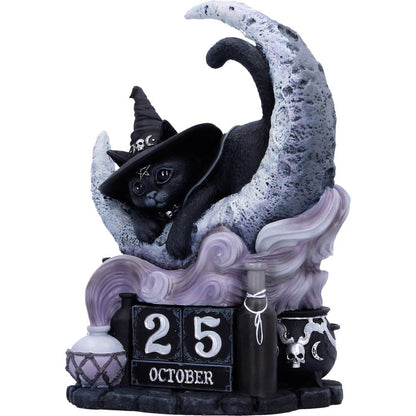 Nemesis Now Purrah Perpetual Calendar, 16.2cm, featuring detailed design and practical date display in a decorative style.
