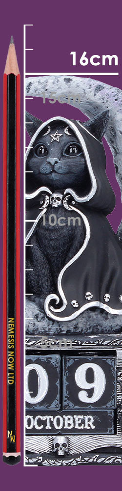 Nemesis Now Zefur Perpetual Calendar, 16cm, decorative calendar with intricate design and durable materials.
