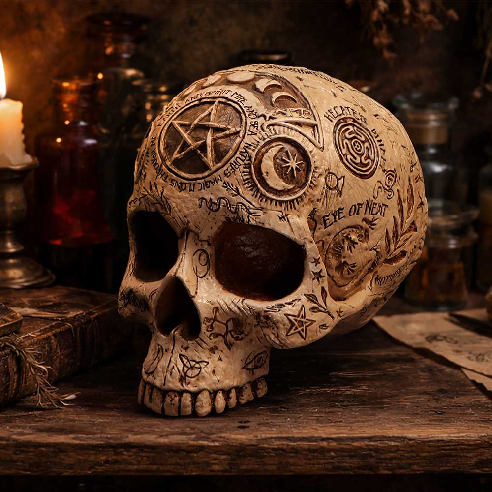 Nemesis Now Apothecary 14cm figurine displaying intricate details and craftsmanship in a collectible decorative piece.