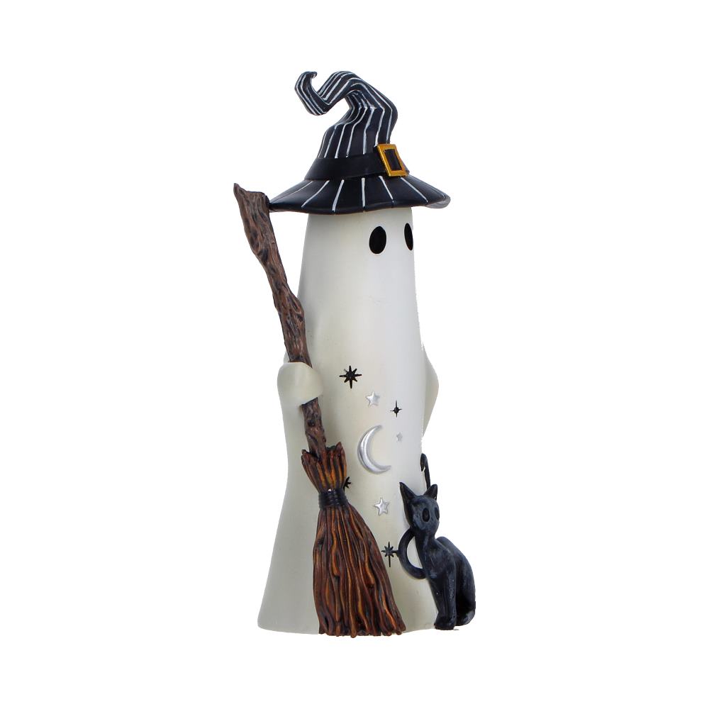 Nemesis Now Boo-Who? Enid 16cm figurine, detailed collectible sculpture with whimsical ghostly design.