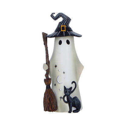 Nemesis Now Boo-Who? Enid 16cm figurine, detailed ceramic sculpture of a whimsical ghost character with expressive features.