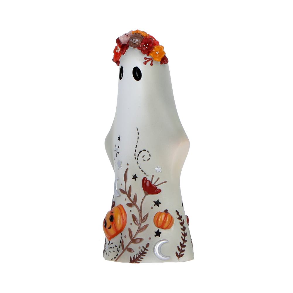 Nemesis Now Boo-Who? Florence 14cm figurine featuring a whimsical ghost character with expressive eyes and detailed design.
