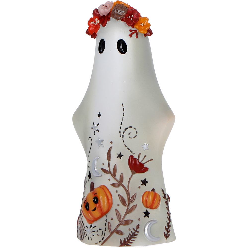 Nemesis Now Boo-Who? Florence 14cm figurine featuring a whimsical ghost character with a playful expression.
