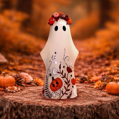 Nemesis Now Boo-Who? Florence 14cm figurine featuring a whimsical ghost character with expressive eyes and detailed design.
