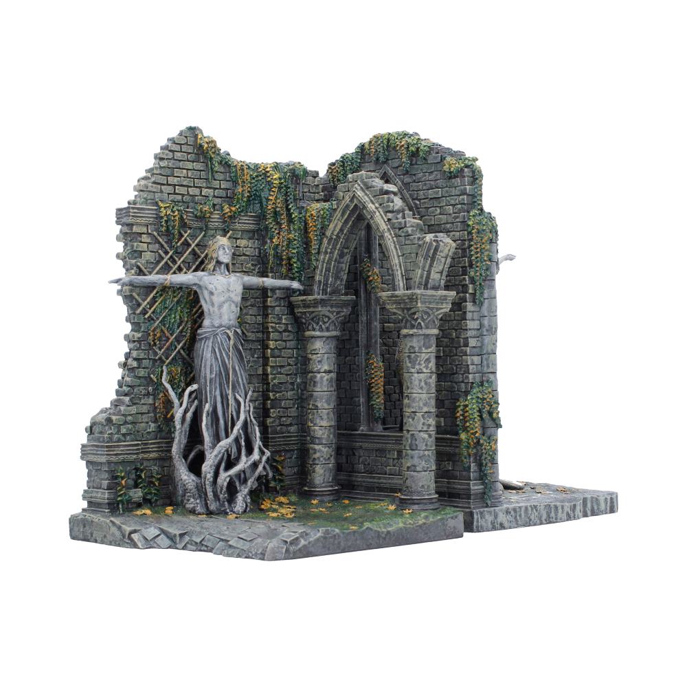 Nemesis Now Elden Ring Radagon and Queen Marika bookends, 19.8cm, detailed fantasy-themed decorative bookends with intricate designs.