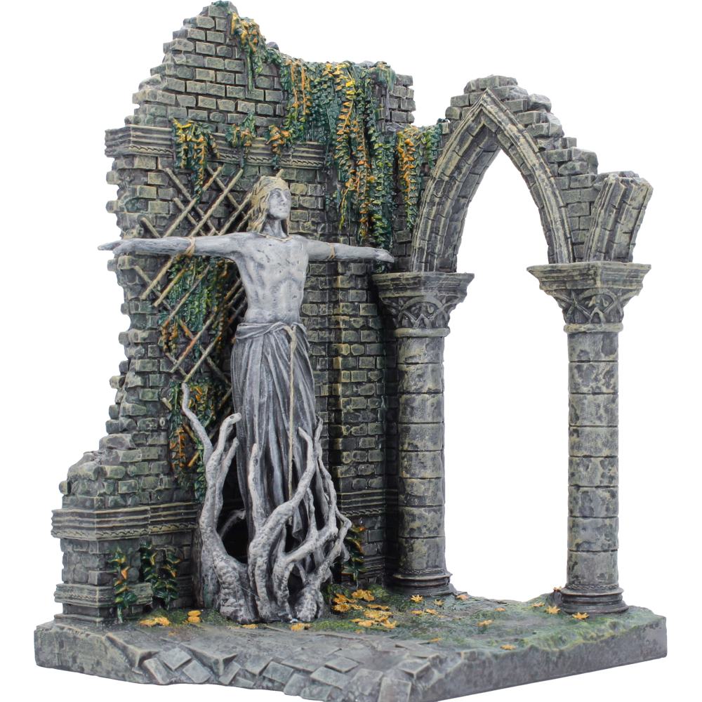 Nemesis Now Elden Ring Radagon and Queen Marika bookends, 19.8cm tall, featuring detailed fantasy characters as decorative bookends.