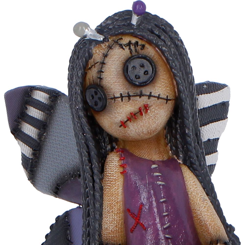 Nemesis Now Stitchlings Stitchy Belle figurine, 11.4cm, detailed plush-like collectible character with vibrant colors and intricate design.