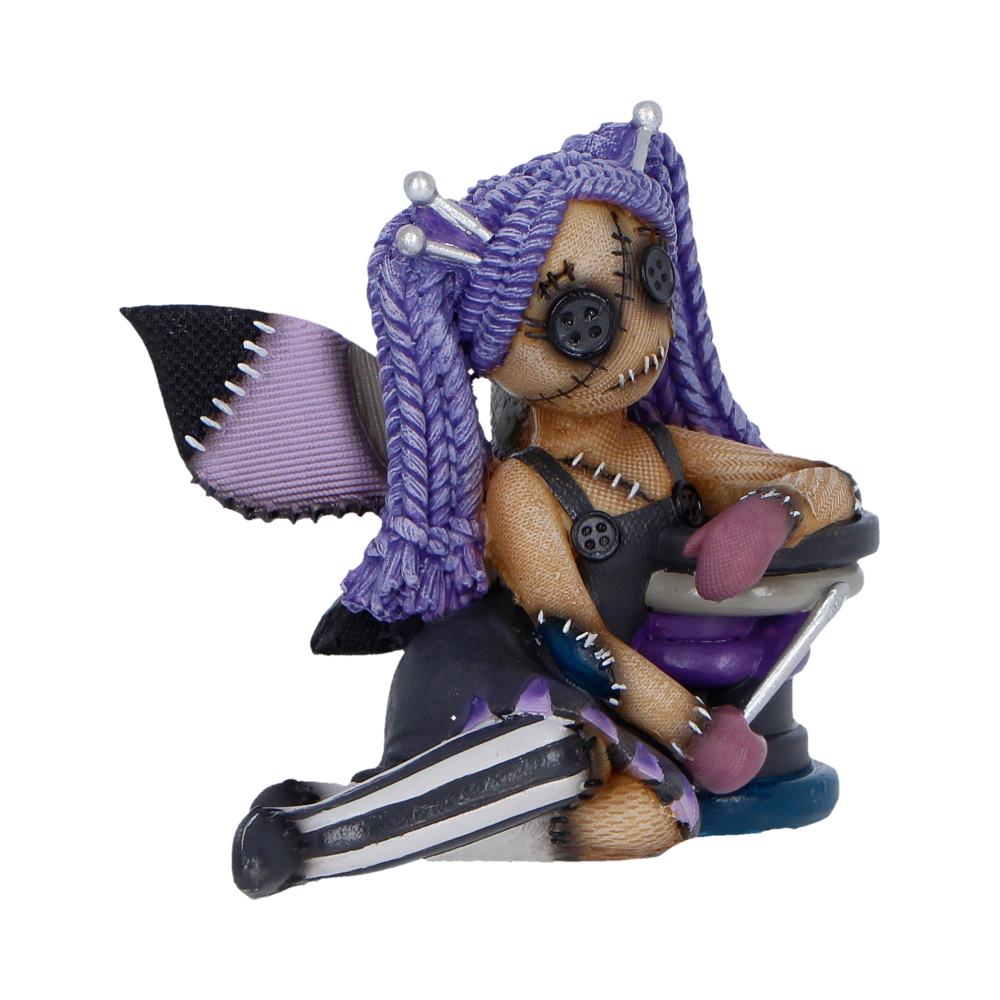 Nemesis Now Stitchlings Violette Hexpin figurine, 9cm cute fantasy creature with intricate details and vibrant colors.