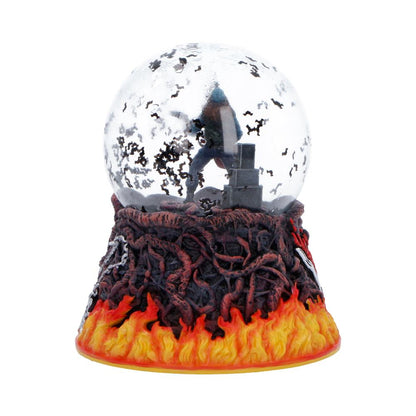 Nemesis Now Stranger Things Eddie’s Sacrifice snow globe, 14.5cm, featuring detailed scene from the series with glass globe and base.