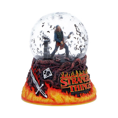 Stranger Things Eddie’s Sacrifice snow globe by Nemesis Now featuring a detailed 14.5cm glass globe with scene from the series.