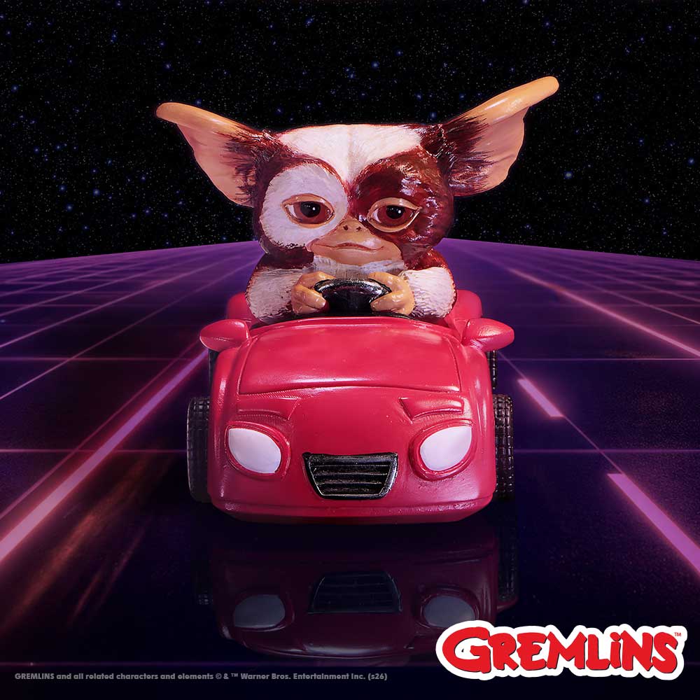 Nemesis Now Gremlins Gizmo Joy Ride figurine, 6.7cm, detailed collectible plush toy from the Gremlins movie series.