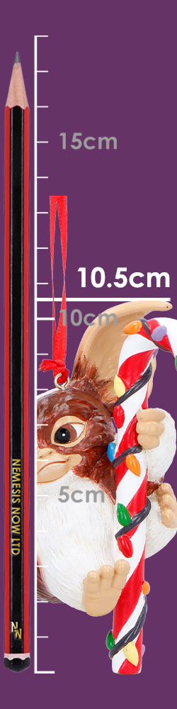 Nemesis Now Gremlins Gizmo fairy light hanging ornament, 10.5cm, detailed collectible decoration featuring Gizmo from Gremlins.