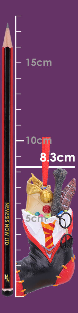 Harry Potter Harry uniform hanging ornament by Nemesis Now, 8.3cm, featuring a detailed miniature costume display for Harry Potter fans.