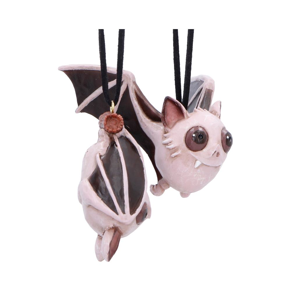 Nemesis Now Sneak and Peak Halloween hanging ornaments set of 2, 6.7cm, featuring spooky Halloween-themed designs.