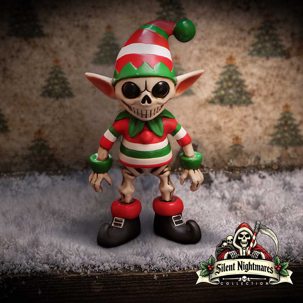 Nemesis Now Silent Nightmares Jingles figurine, 10.5cm tall, detailed horror-themed collectible sculpture with eerie design.