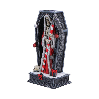 Nemesis Now Silent Nightmares Merry Cryptmas figurine, 17.5cm, detailed horror-themed collectible with dark holiday design.