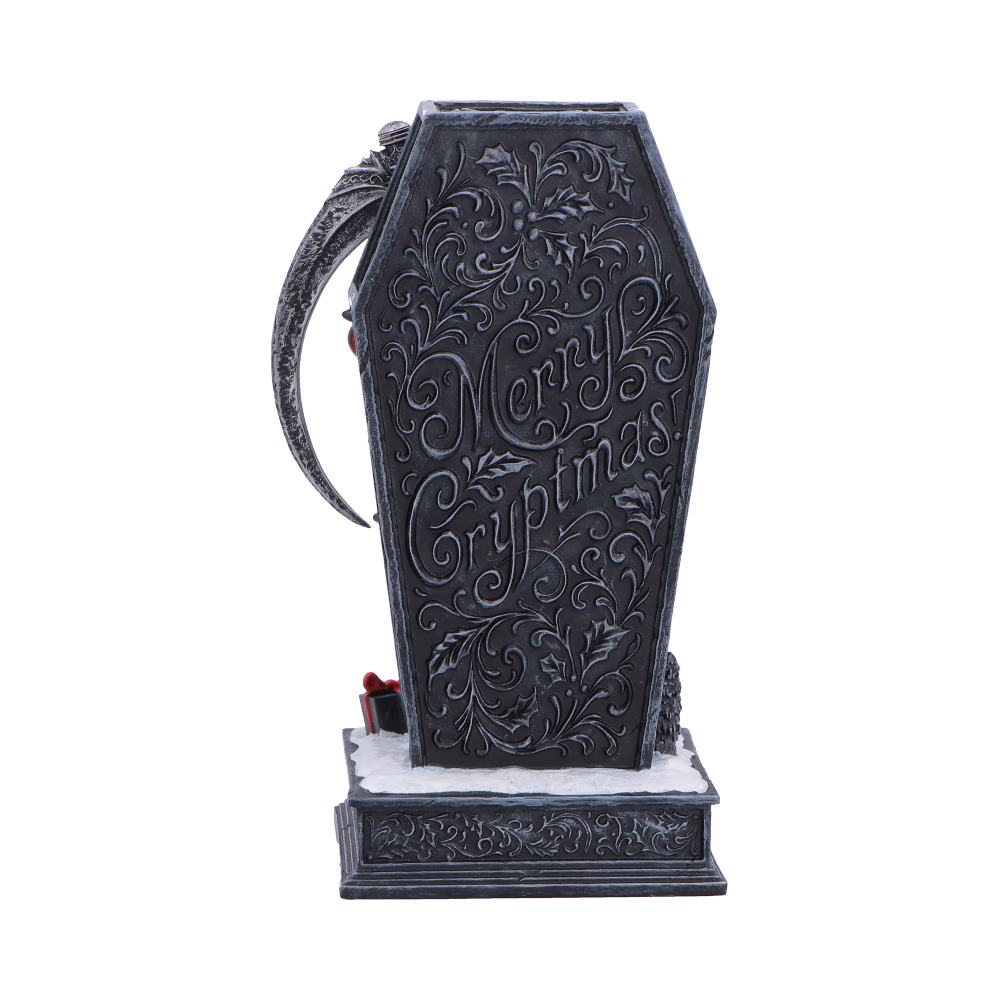 Nemesis Now Silent Nightmares Merry Cryptmas figurine, 17.5cm, featuring spooky holiday-themed design with detailed craftsmanship.