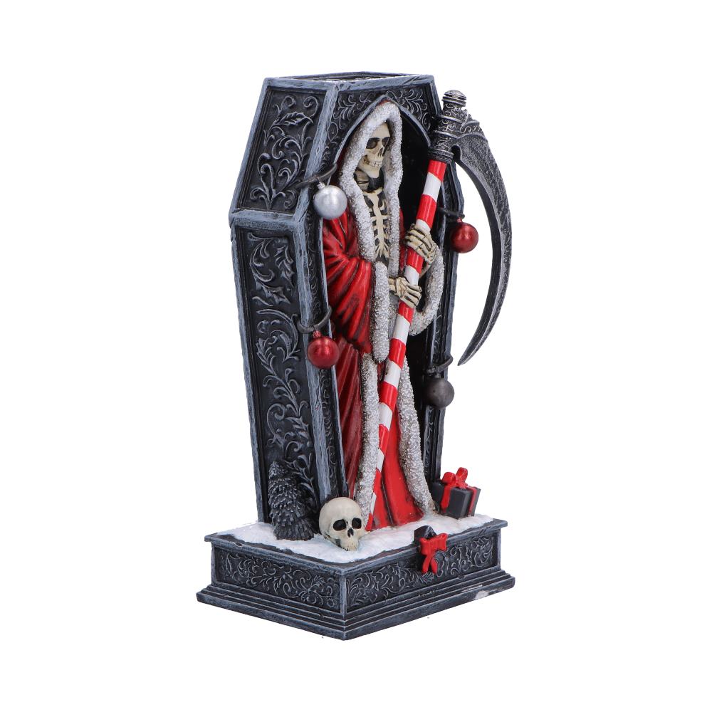 Nemesis Now Silent Nightmares Merry Cryptmas 17.5cm figurine featuring a spooky holiday-themed ghostly character.