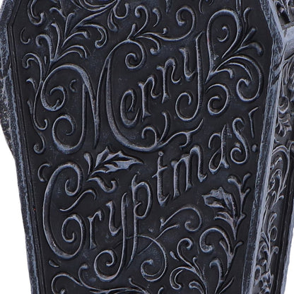 Nemesis Now Silent Nightmares Merry Cryptmas 17.5cm figurine featuring spooky Halloween-themed characters and festive details.