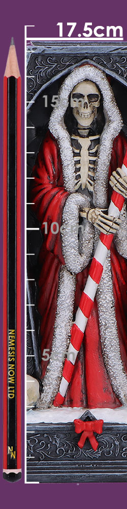 Nemesis Now Silent Nightmares Merry Cryptmas figurine, 17.5cm, featuring spooky Halloween-themed design with detailed ghostly characters.