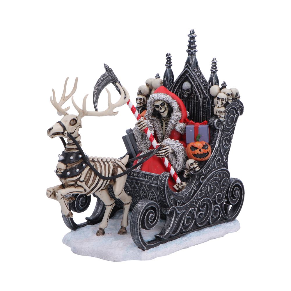 Nemesis Now Silent Nightmares Slay Bells figurine, 16cm, featuring a detailed, spooky design with slay bells for Halloween or gothic decor.