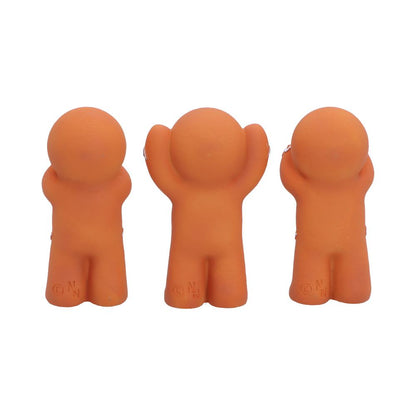 Three Wise Gingerbread figurine by Nemesis Now, 9cm tall, featuring detailed gingerbread men with festive Christmas decorations.
