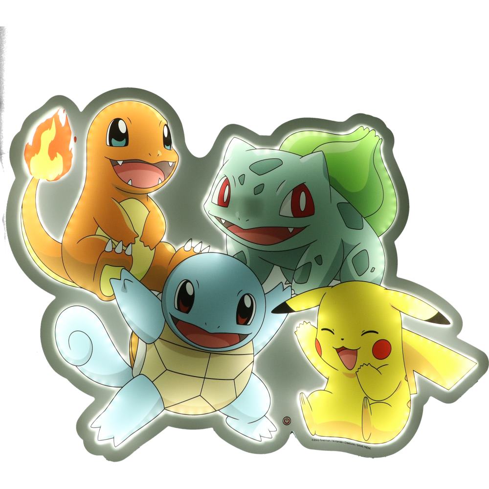 Pokémon Group Wall Lamp 54x40cm