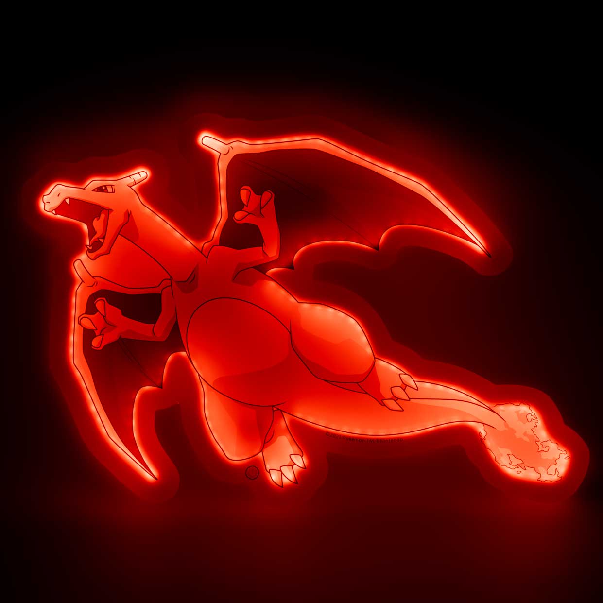 Pokémon Charizard Wall Lamp 37x26cm