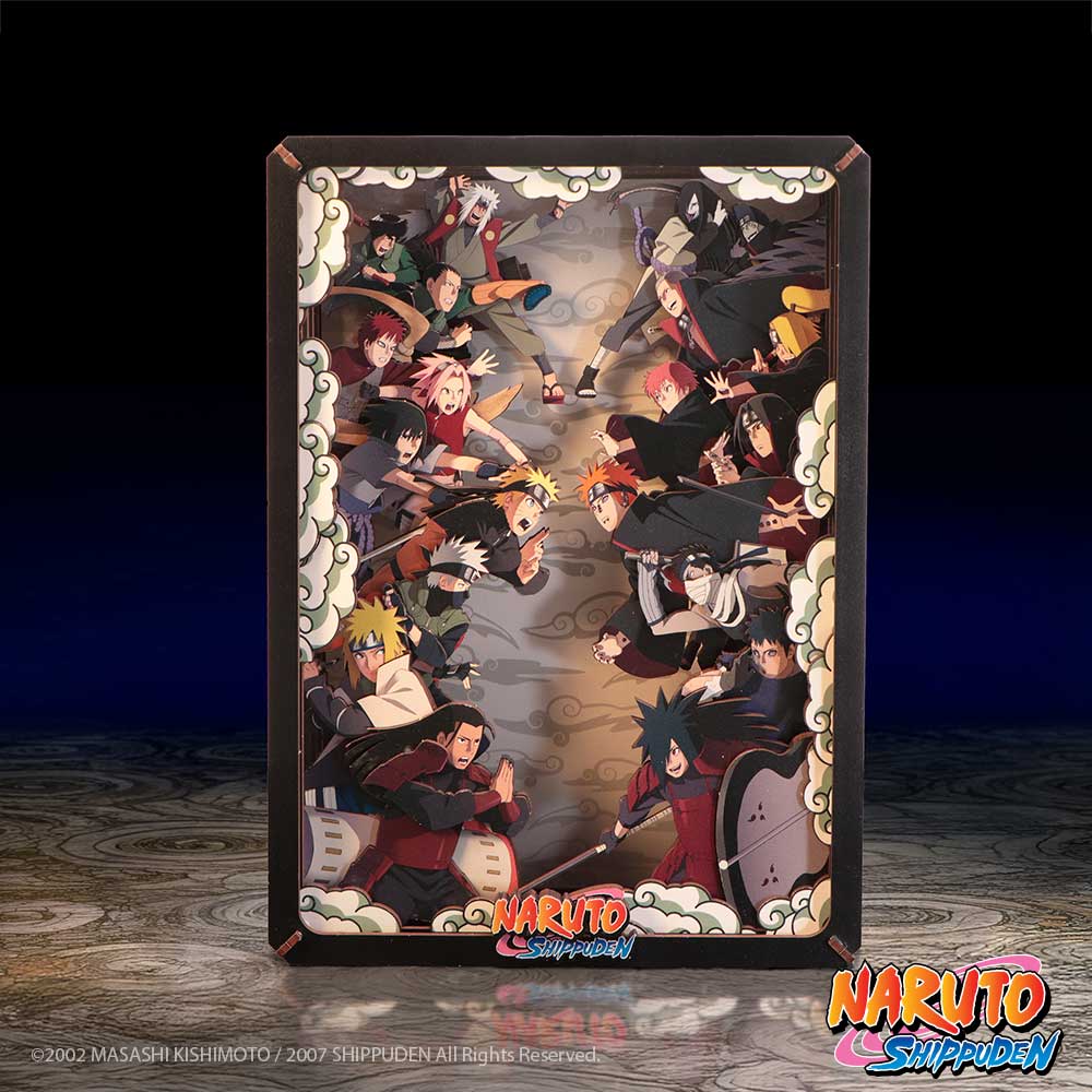 Naruto Combat Wooden Theatre (Large) 26.3cm