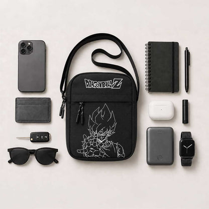 Dragon Ball Zl Super Saiyan Goku (Black) Crossbody Bag 22.8cm
