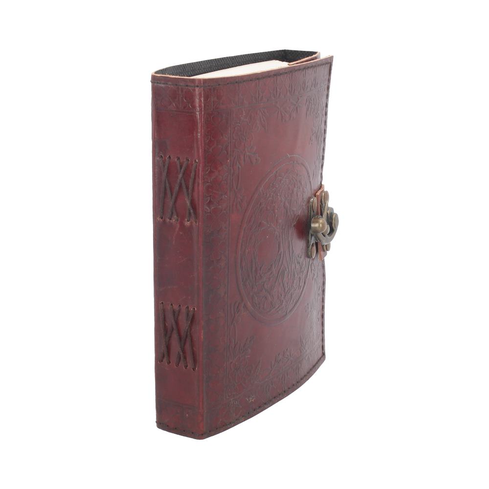 Tree Of Life Leather Journal w/lock 15 x 21cm