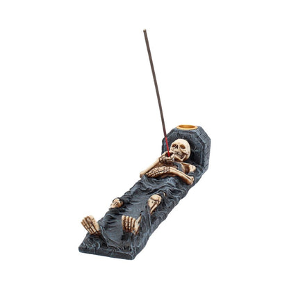 Ashes to Ashes Crypt Skeleton Incense Stick Holder 28cm