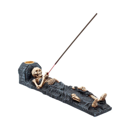 Ashes to Ashes Crypt Skeleton Incense Stick Holder 28cm