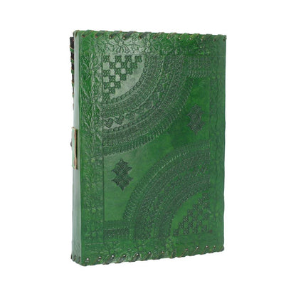 Greenman Leather Journal & Lock 25 x 18cm