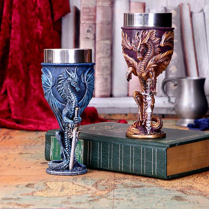 Sea Blade Goblet by Ruth Thompson 17.8cm