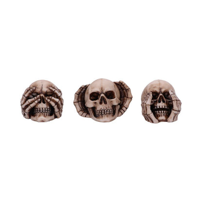Three Wise Skulls 7.6cm