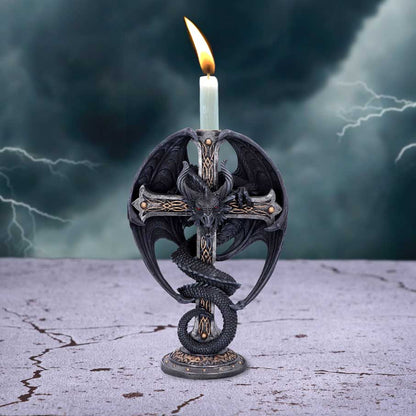 Dark Ember Candle Holder 24.5cm